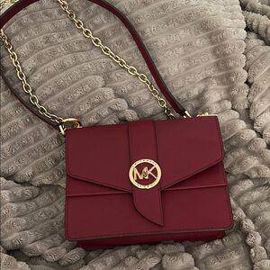 Michael Kors Red Crossbody Bag